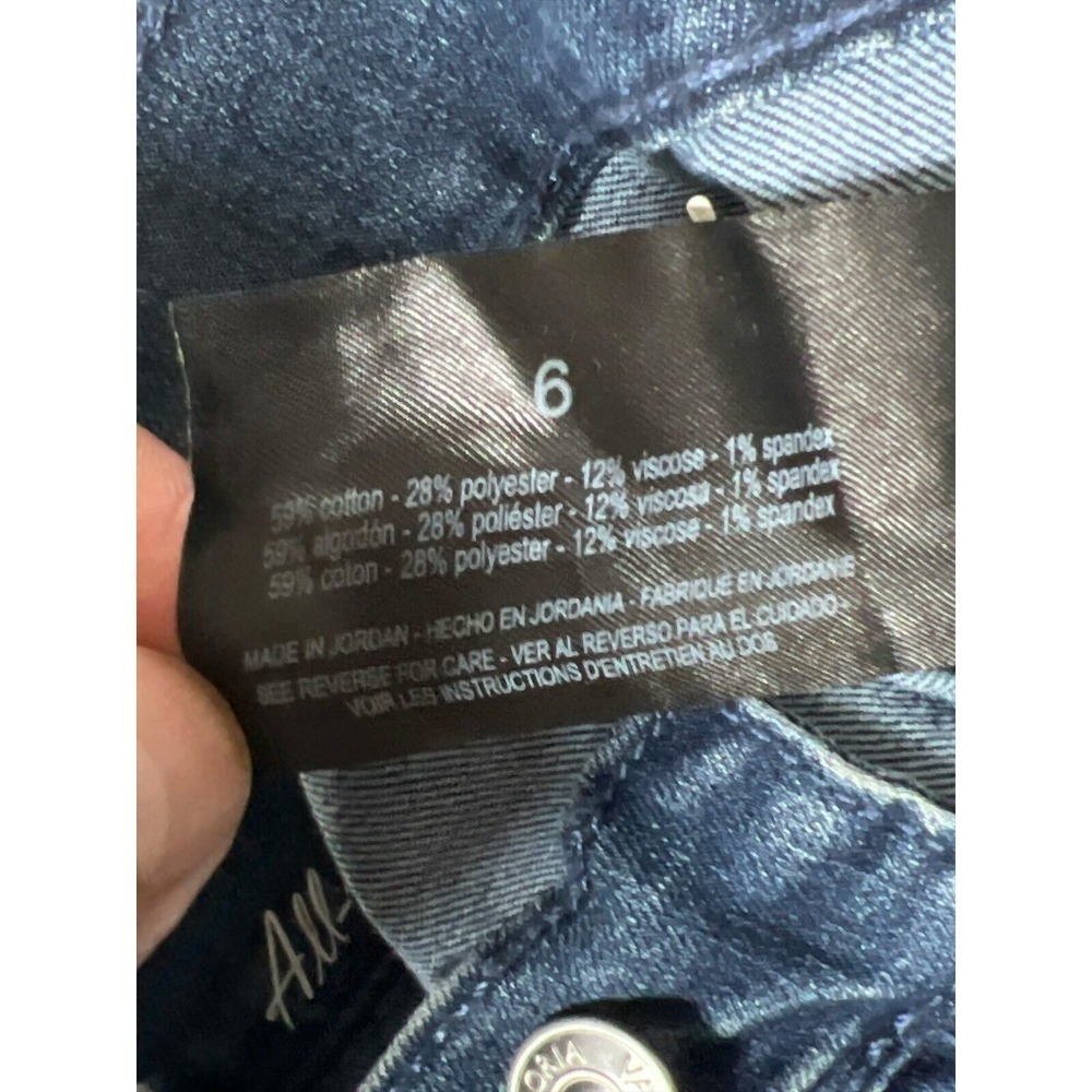 Gloria Vanderbilt Classic Fit Tapered Jeans Womens‎ 6 Blue NWT - Picture 5 of 7